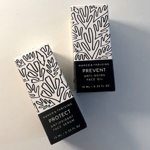 Naked &Thriving Protect and Prevent Facial Oil Duo, Travel Size